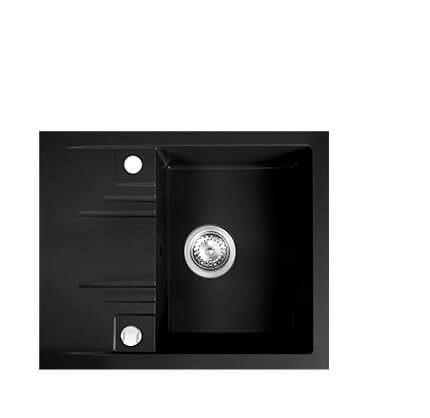 Chiuveta cu o cuva si picurator 58x48 cm