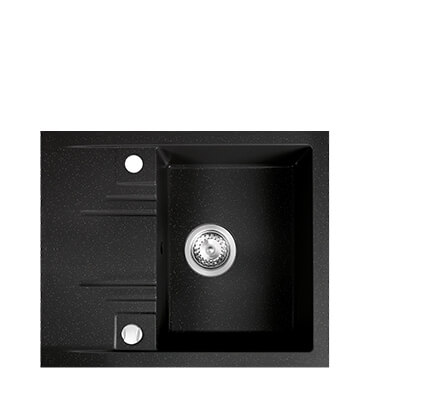 Chiuveta cu o cuva si picurator 58x48 cm