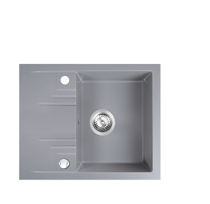 Chiuveta cu o cuva si picurator 58x48 cm